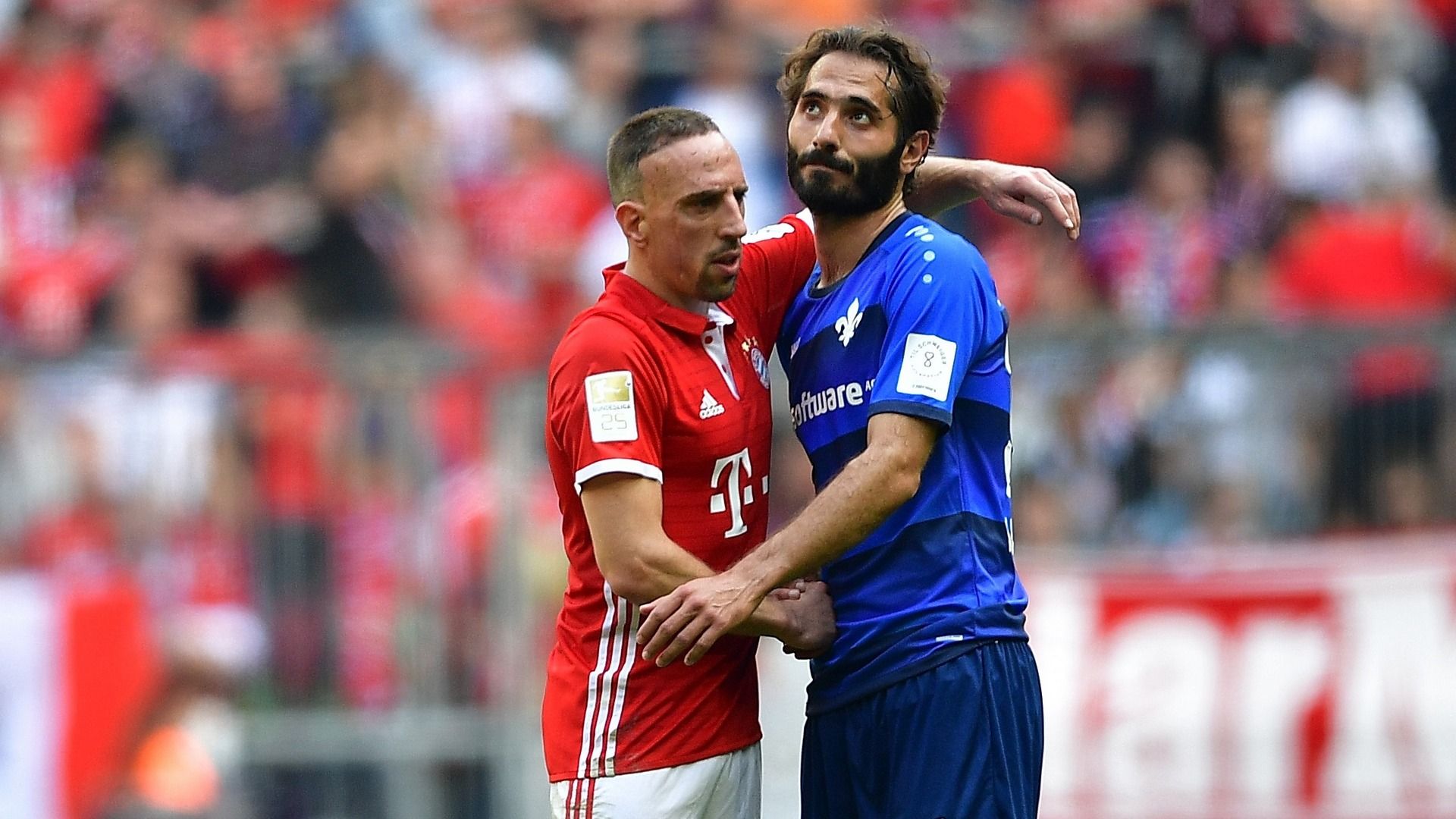 Franck Ribery Hamit Altintop Bayern Munchen Darmstadt