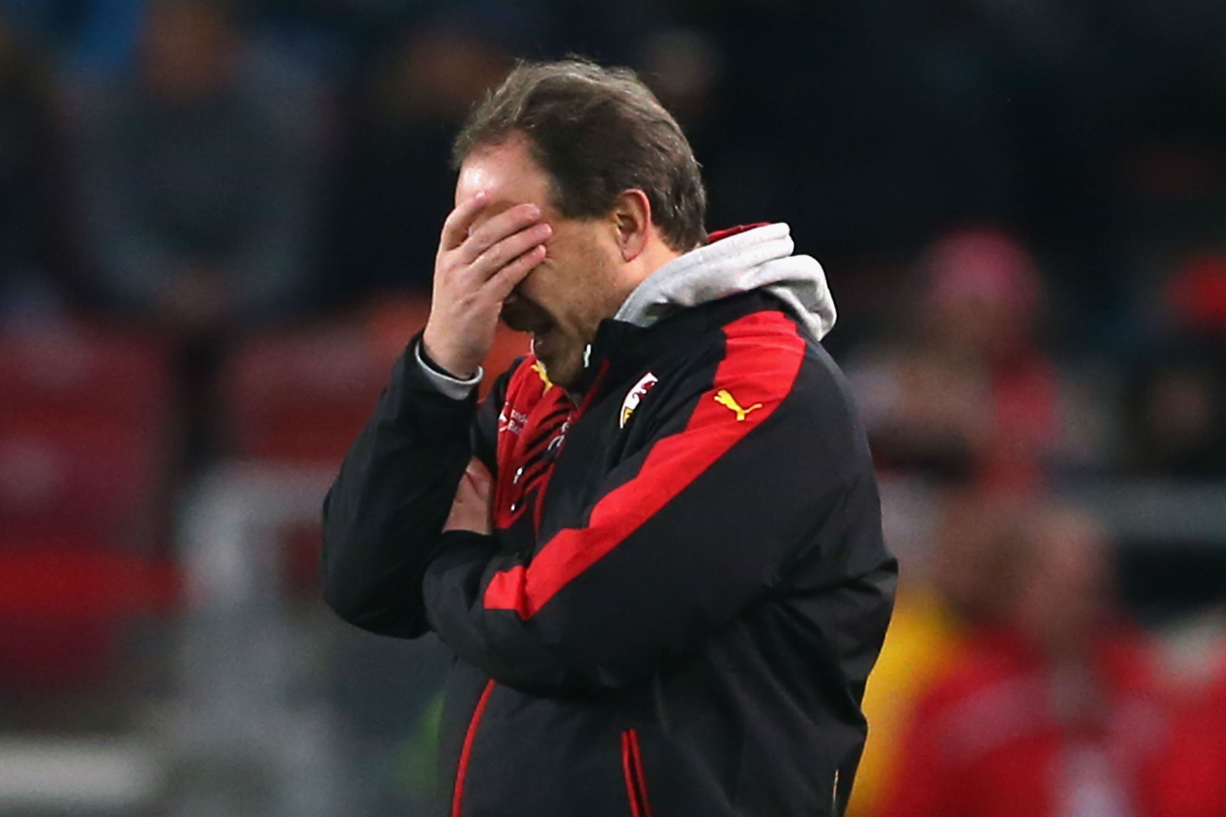 Alexander Zorniger VfB Stuttgart FC Augsburg Bundesliga 211112015