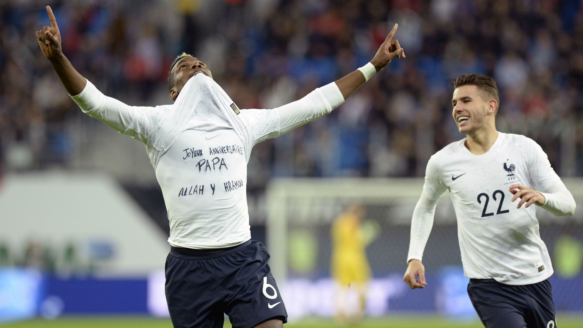 Paul Pogba Russia France Friendly 27032018