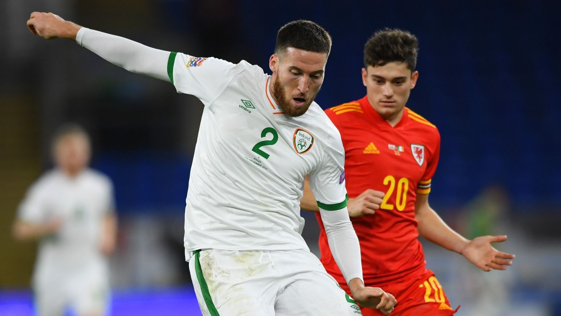 Matt Doherty & Daniel James : Wales v Republic of Ireland - UEFA Nations League 2020