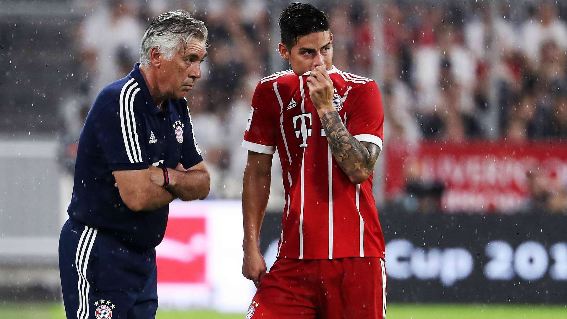 ONLY GERMANY Carlo Ancelotti James Rodriguez Bayern Munchen
