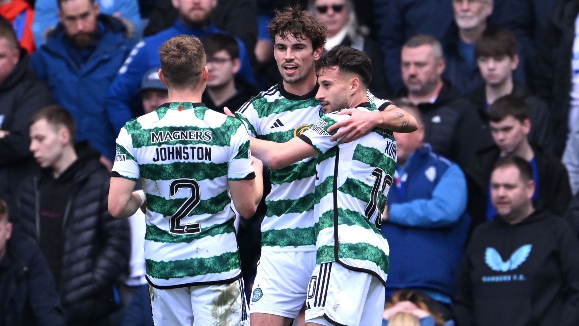 Matt O'Riley scores Panenka penalty against Rangers