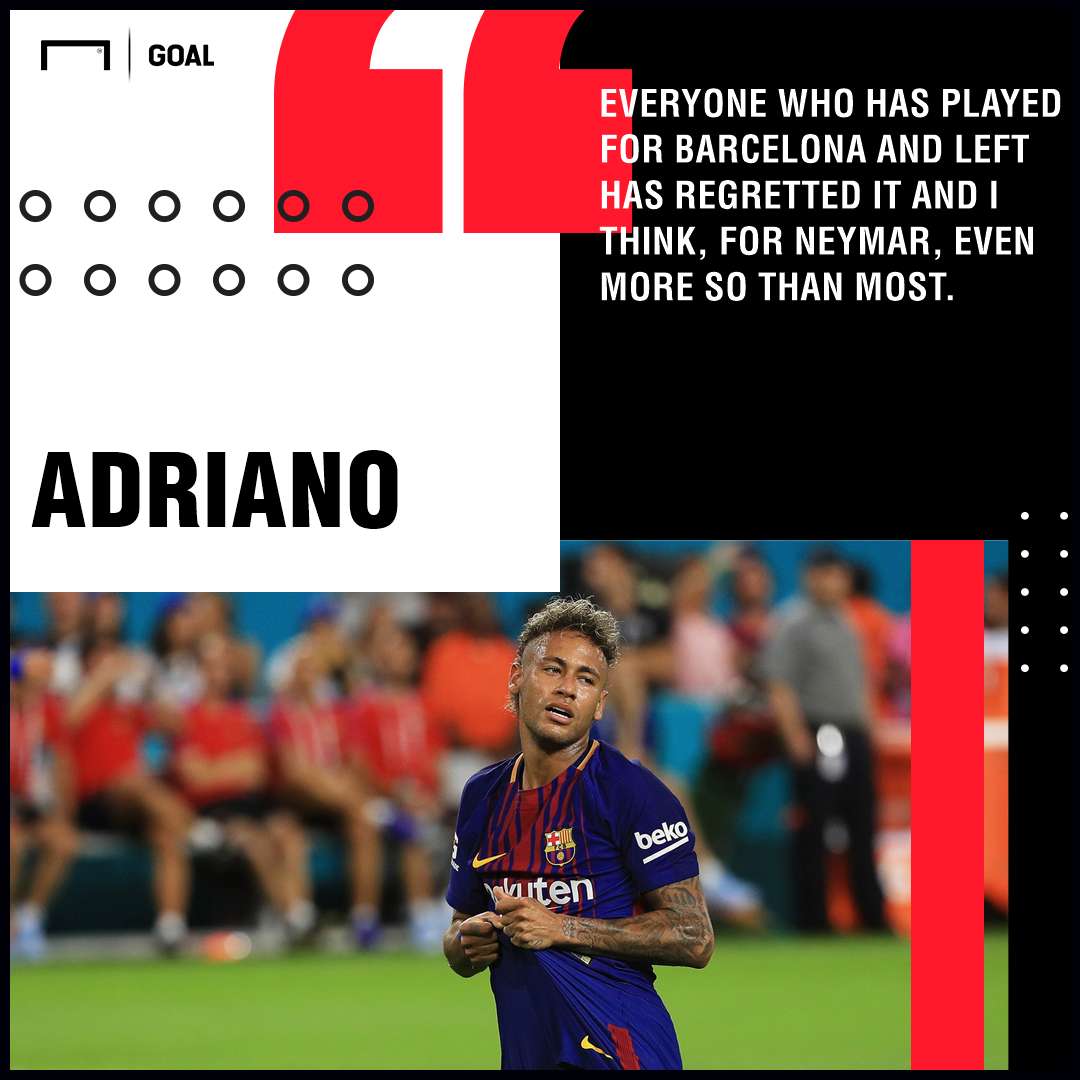 Neymar Adriano Barcelona PSG PS