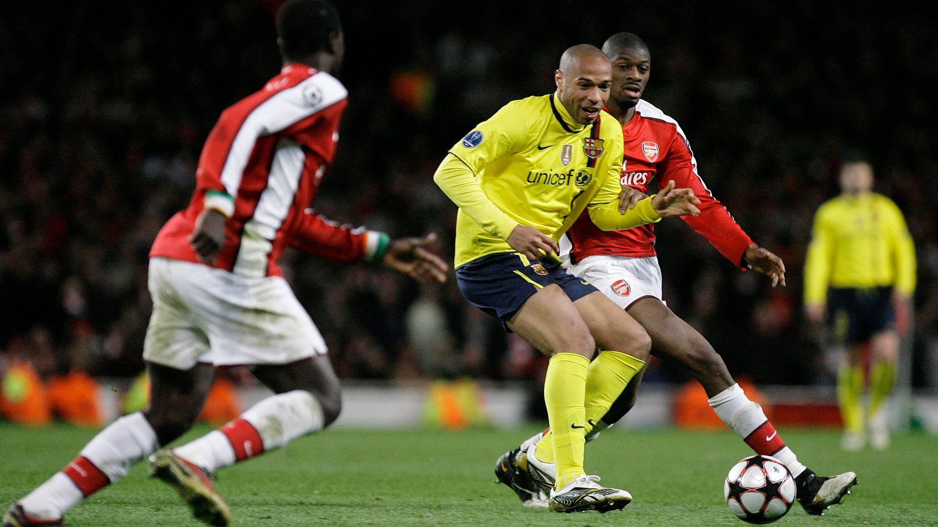 Thierry Henry Barcelona Arsenal Champions League 2010
