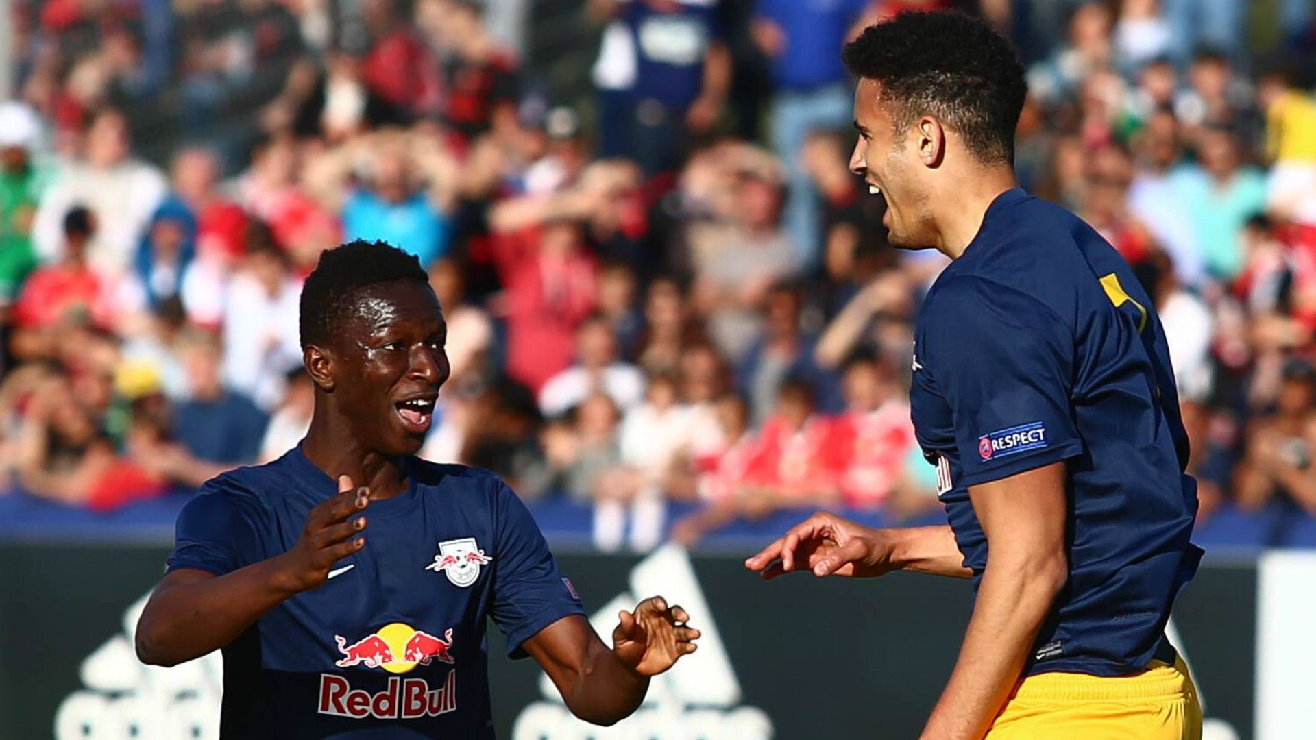 GERMANY ONLY: AMADOU HAIDARA ALEXANDER SCHMIDT RB SALZBURG UNDER 19 YOUTH LEAGUE 24042017