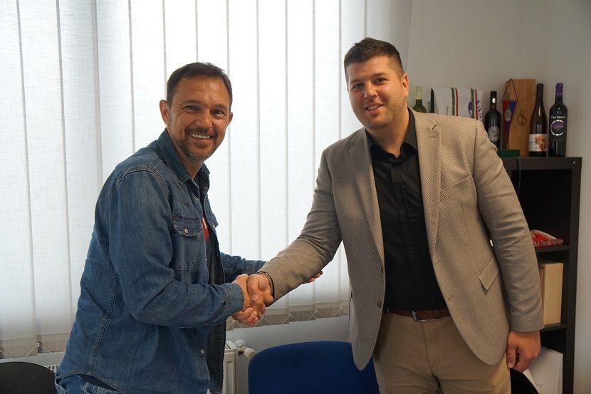 Predrag Rogan (balra) visszatért Újpestre (Fotó: ujpestfc.hu)