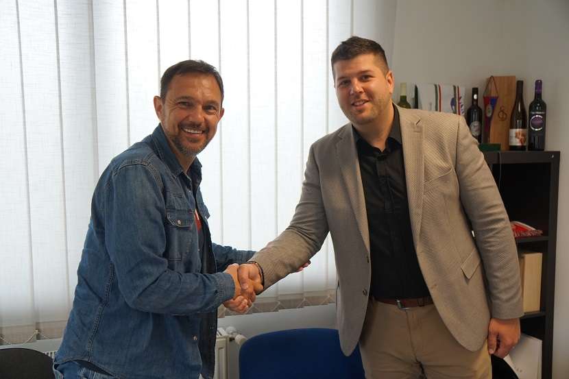 Predrag Rogan (balra) visszatért Újpestre (Fotó: ujpestfc.hu)