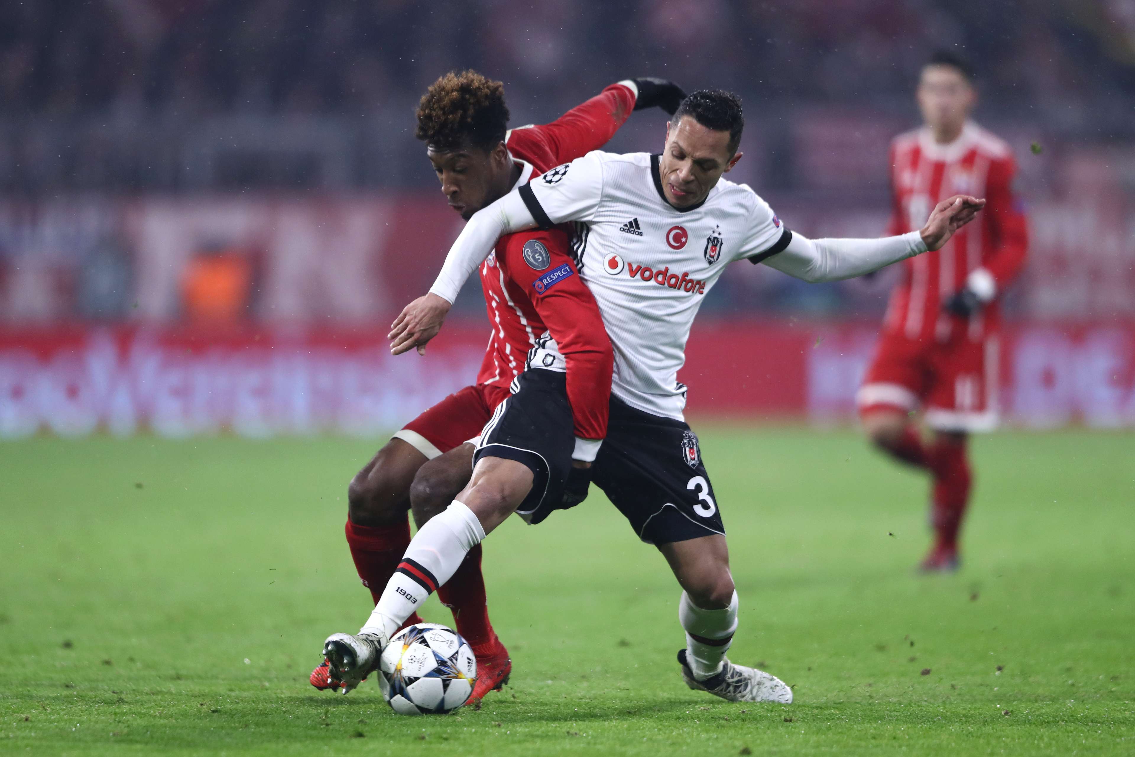 Kingsley Coman Adriano Correia Bayern Munchen Besiktas 02/20/18