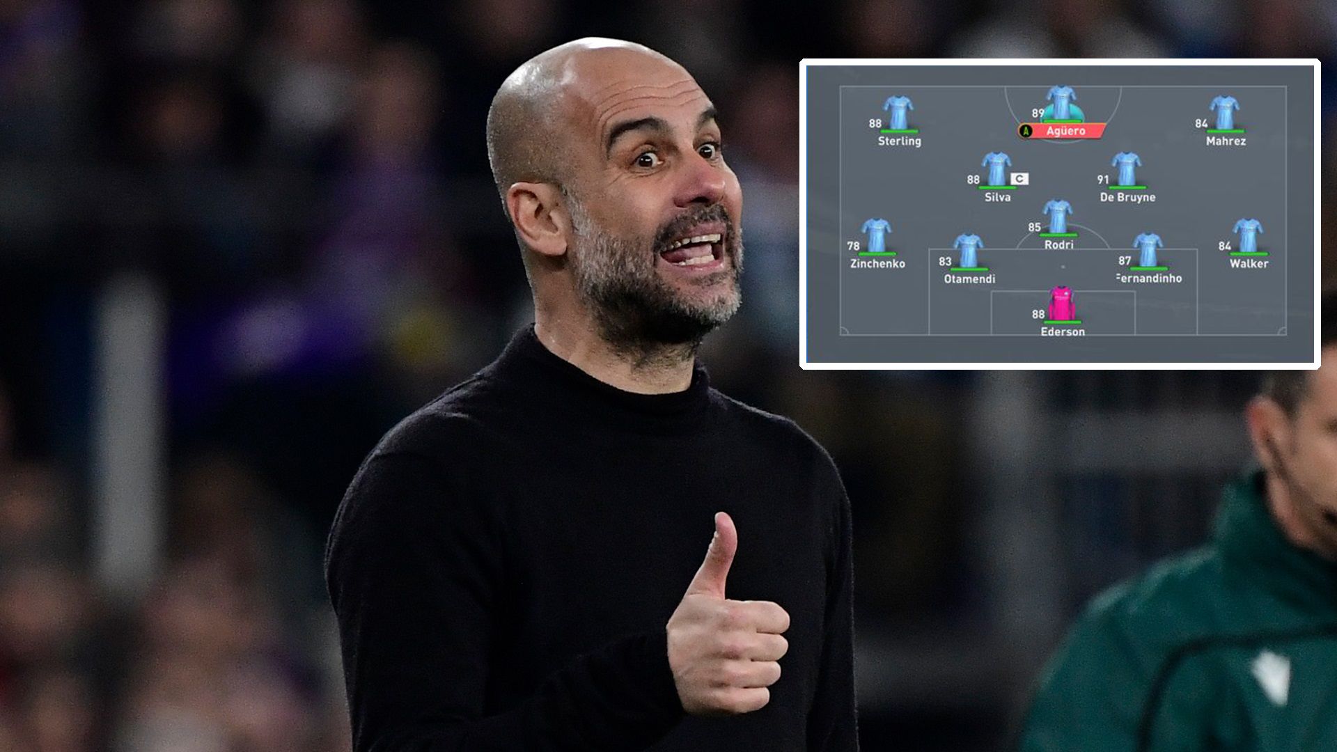 GFX Pep Guardiola Man City FIFA 20