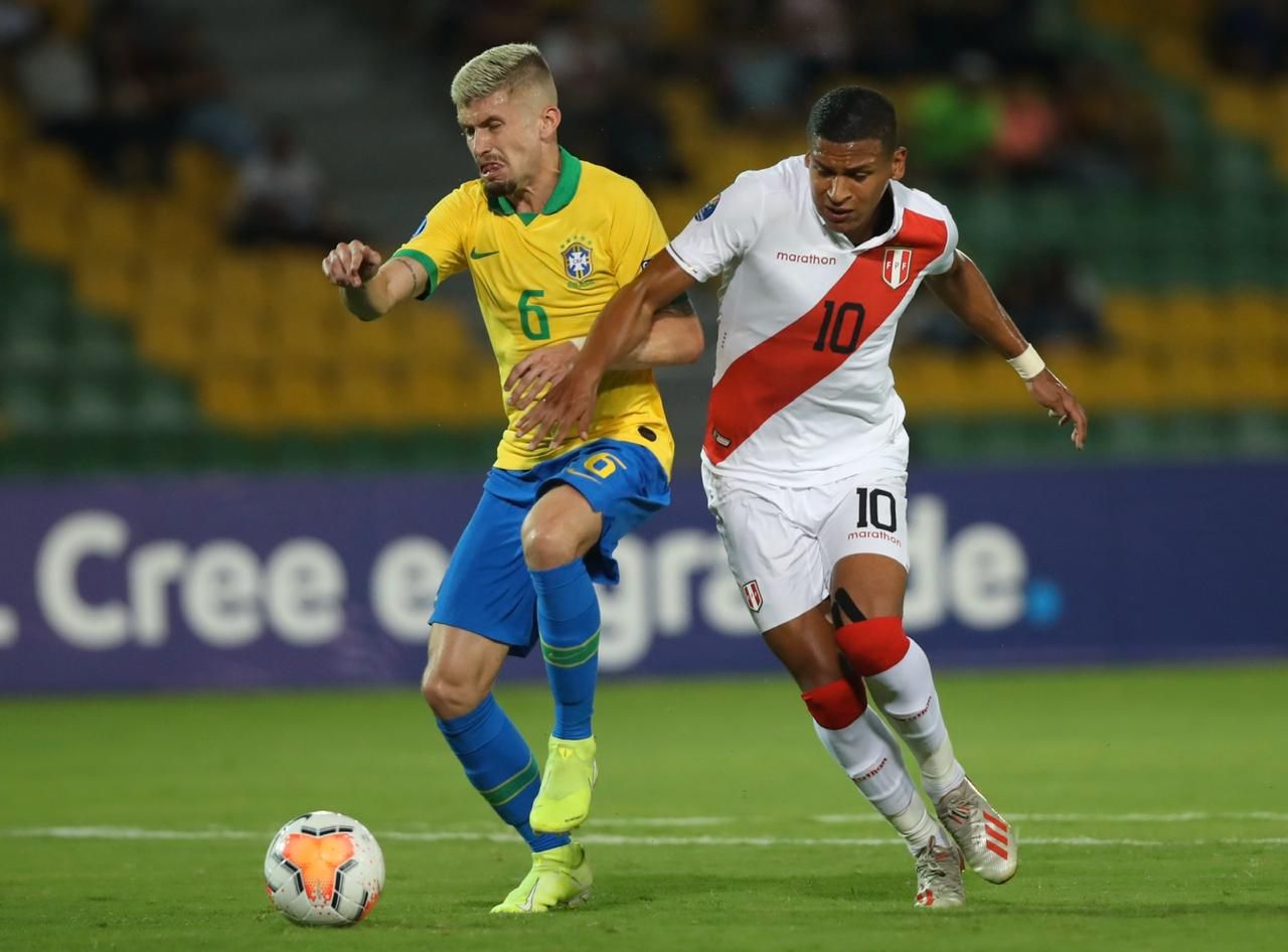 Caio Henrique e Pacheco Brasil x Peru Pré-Olímpico 19012020