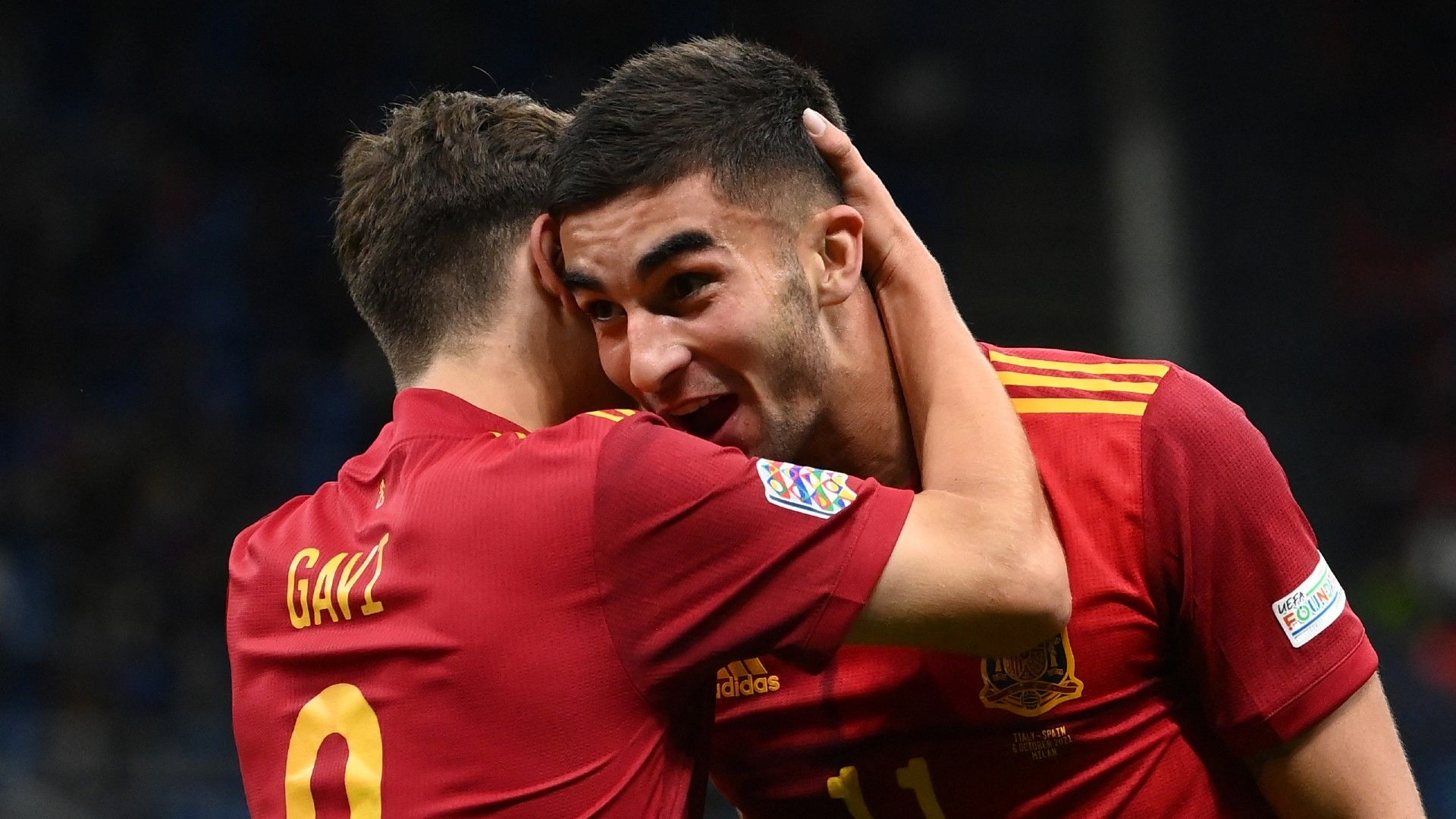 Ferran Torres Gavi Italy vs Spain Nations League 2021
