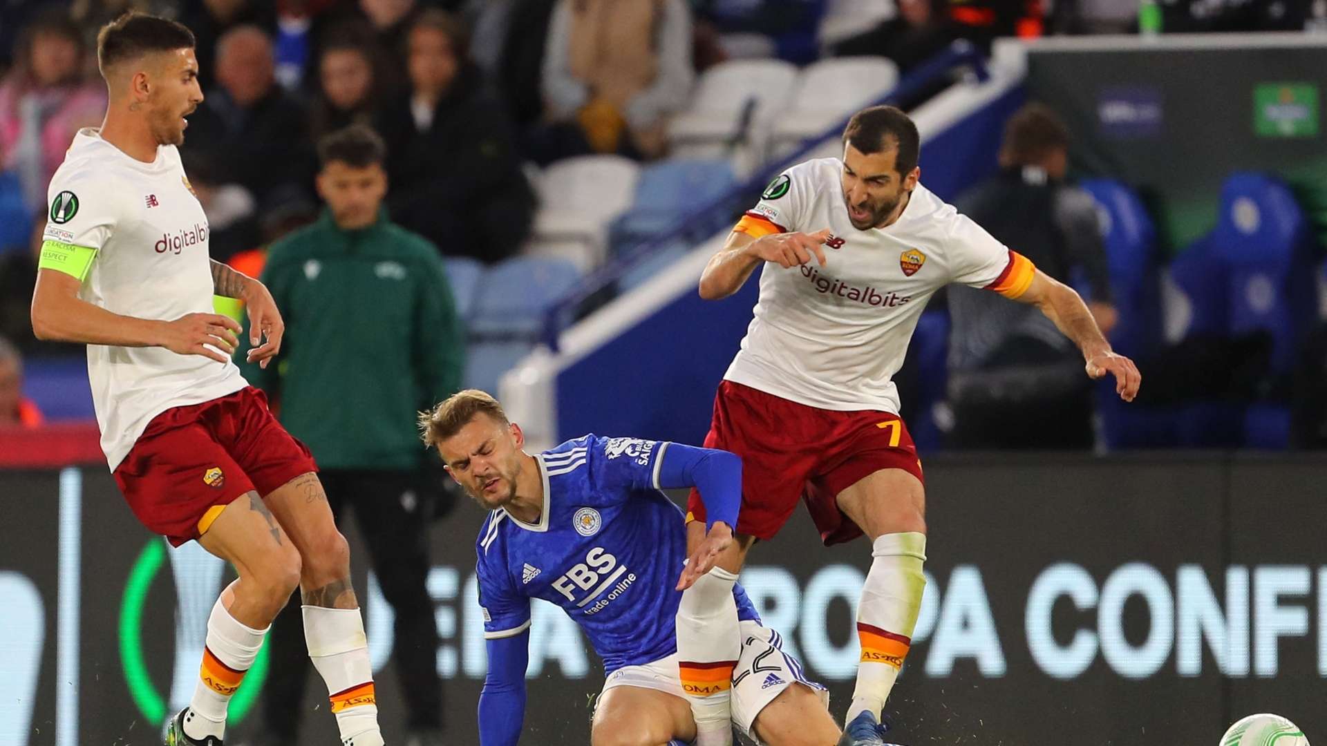 mkhitaryan leicester roma