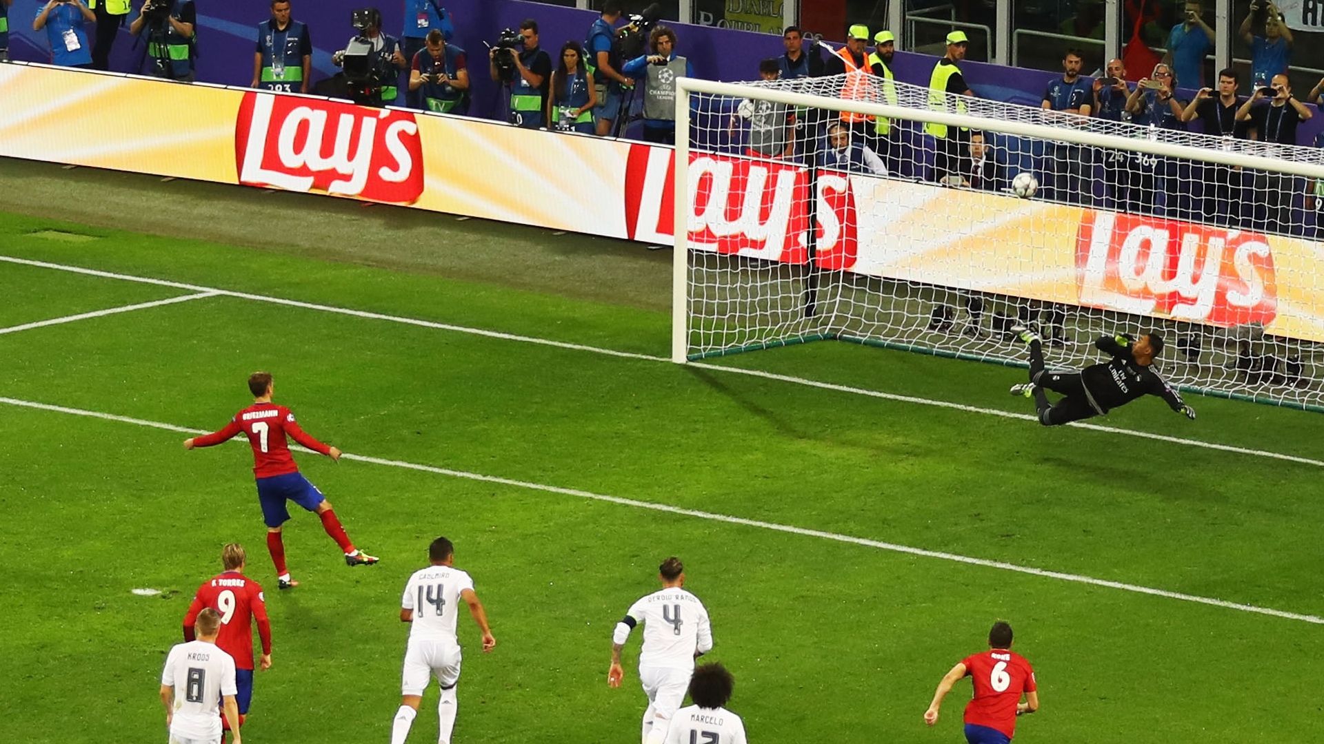 Griezmann, Atlético de Madrid vs. Real Madrid