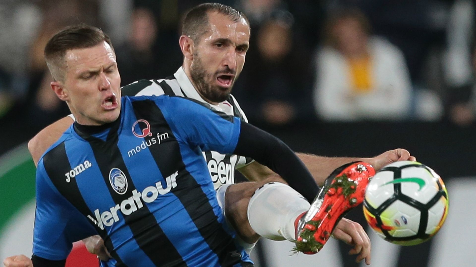 Chiellini Ilicic Juventus Atalanta Serie A