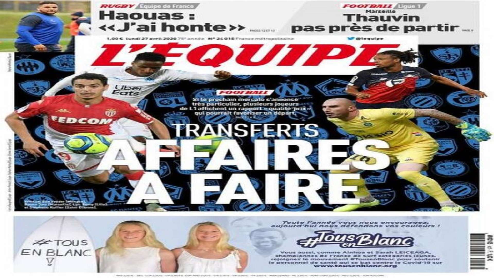 27 April L'Equipe