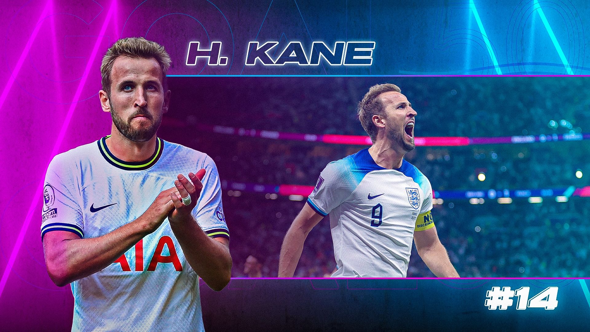 GOAL50 2022 Harry Kane GFX Ranking