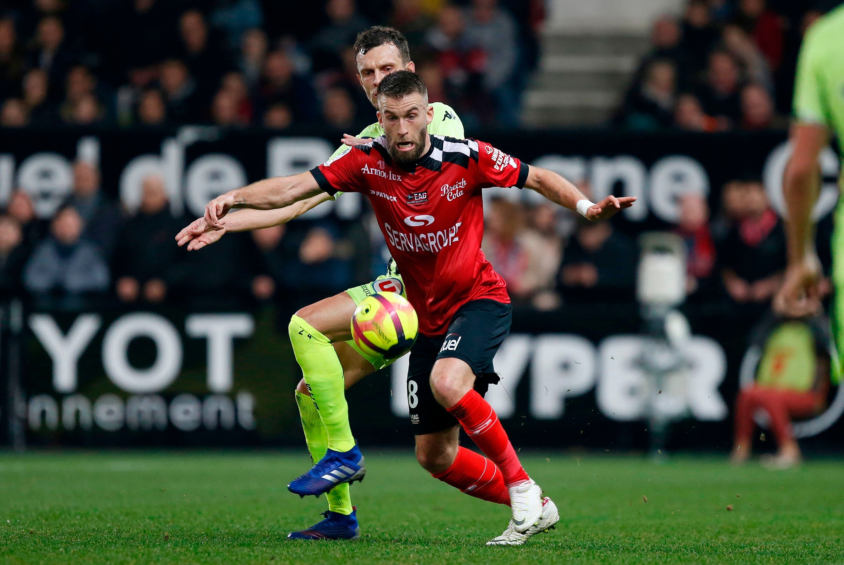 Lucas Deaux Romain Thomas Guingamp Angers Ligue 1 23022019