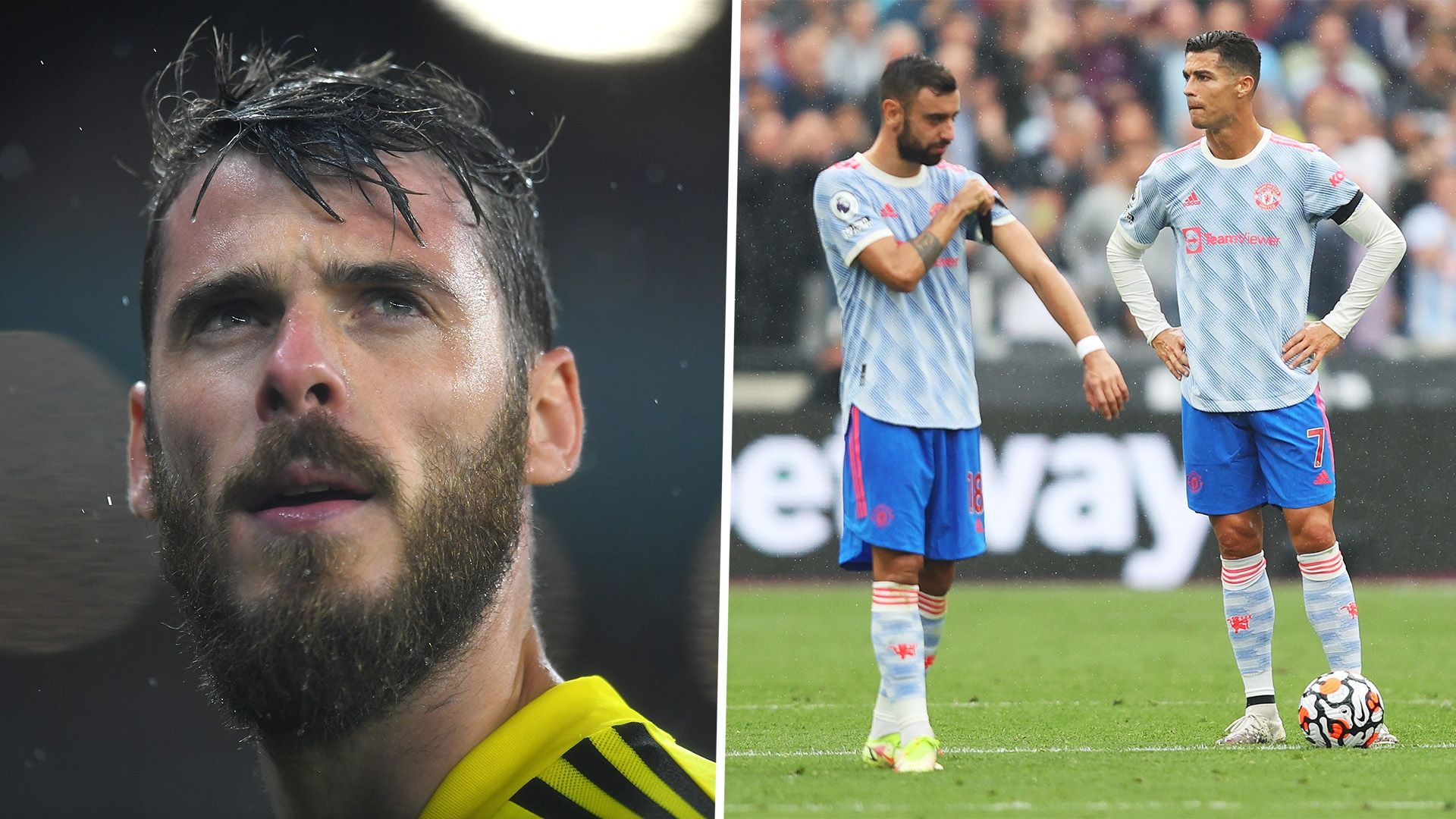 David de Gea Bruno Fernandes Cristiano Ronaldo