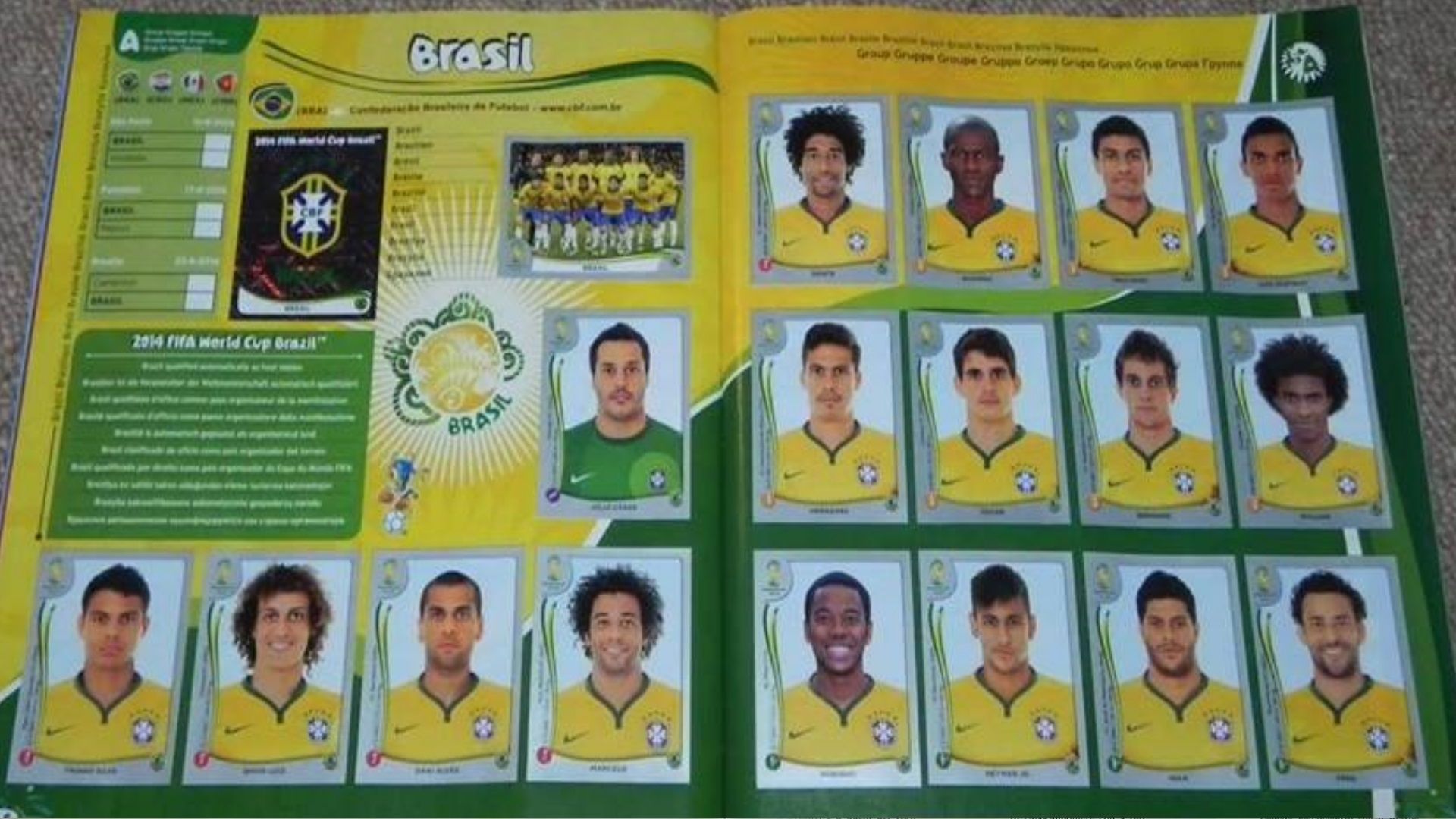 Seleção Brasil album Copa do Mundo 2014