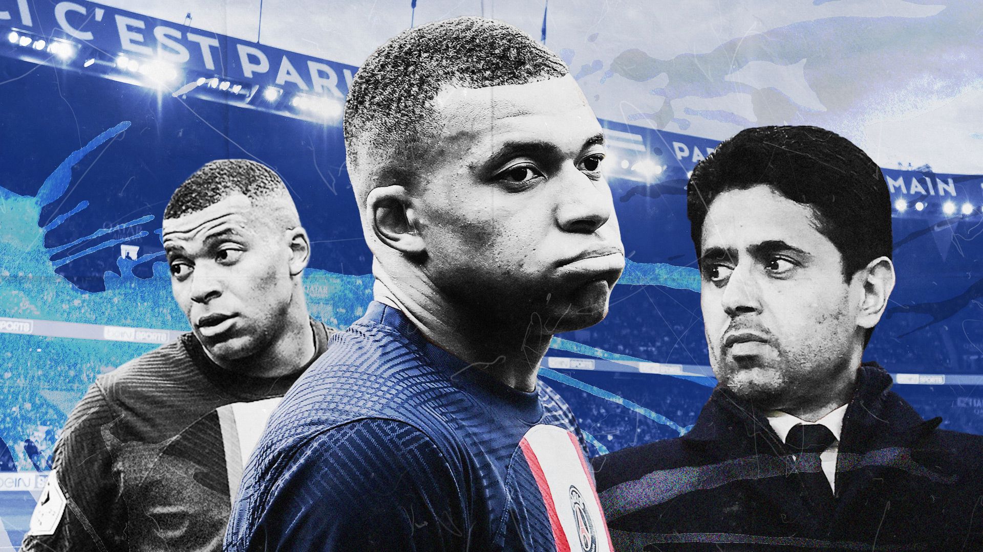 Kylian Mbappe PSG monster GFX