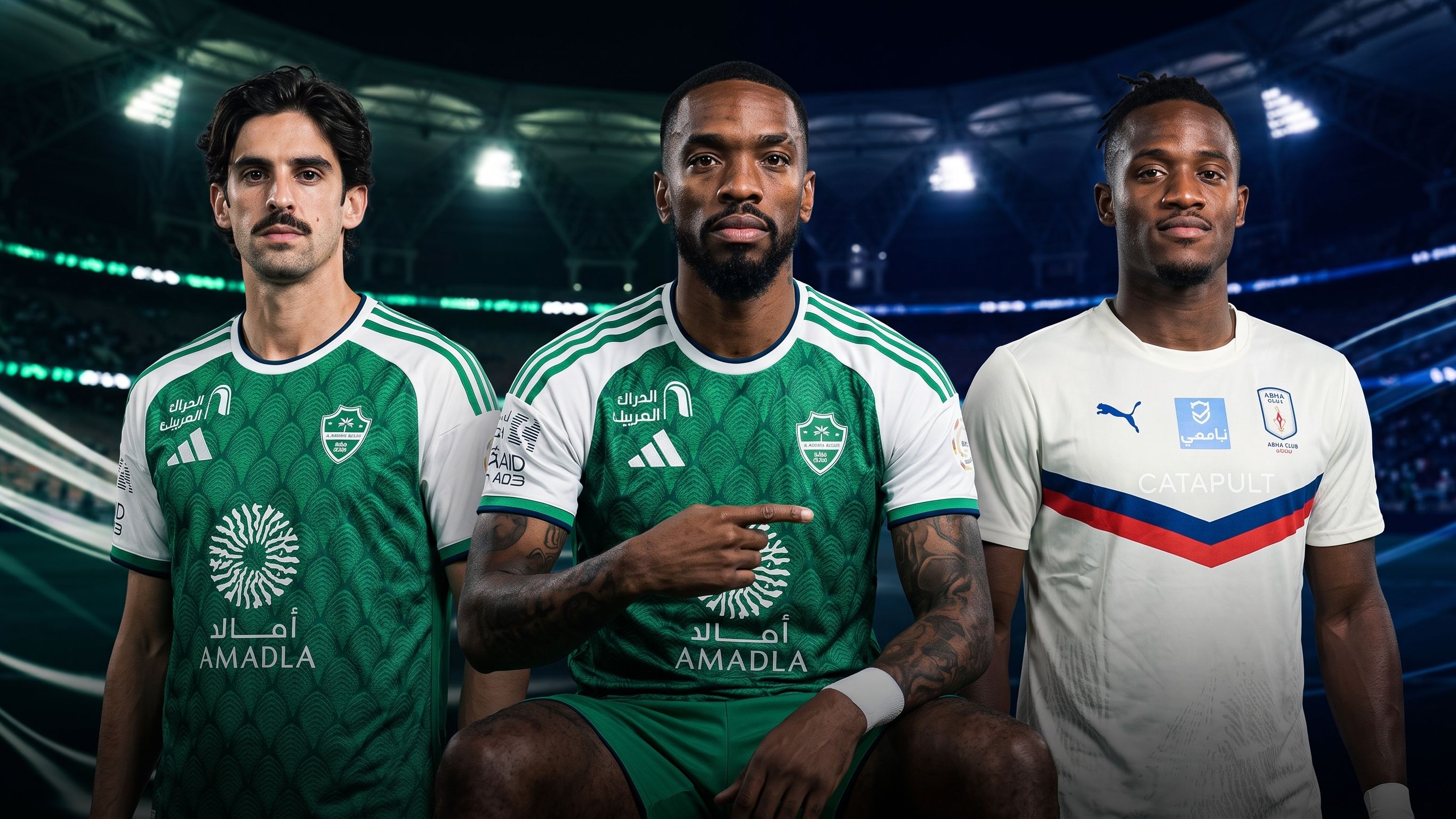 Ivan Toney Trincao Michy Batshuayi Ahli Abha (Goal Only)
