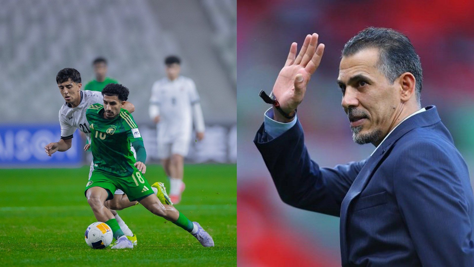 Saudi Iraq Asian Cup U20 2025 Younis Mahmoud