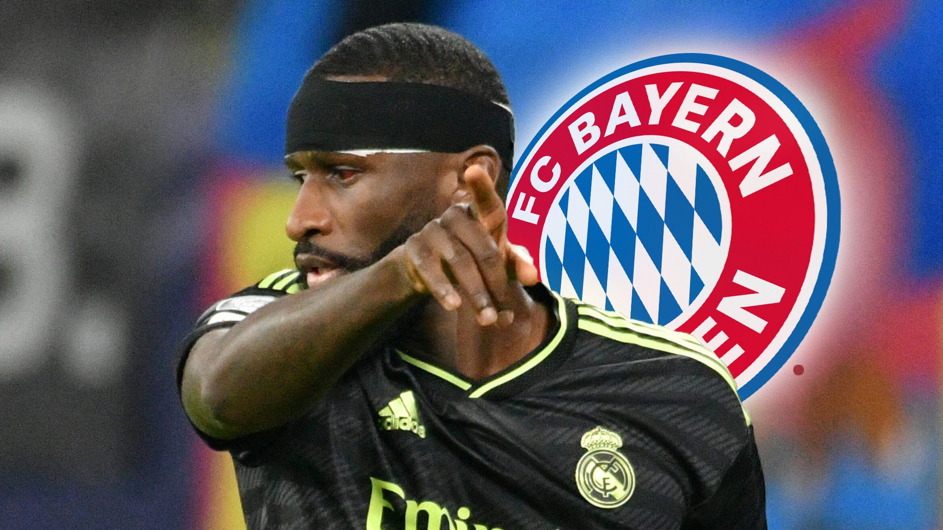 GER ONLY Antonio Rüdiger FC Bayern logo