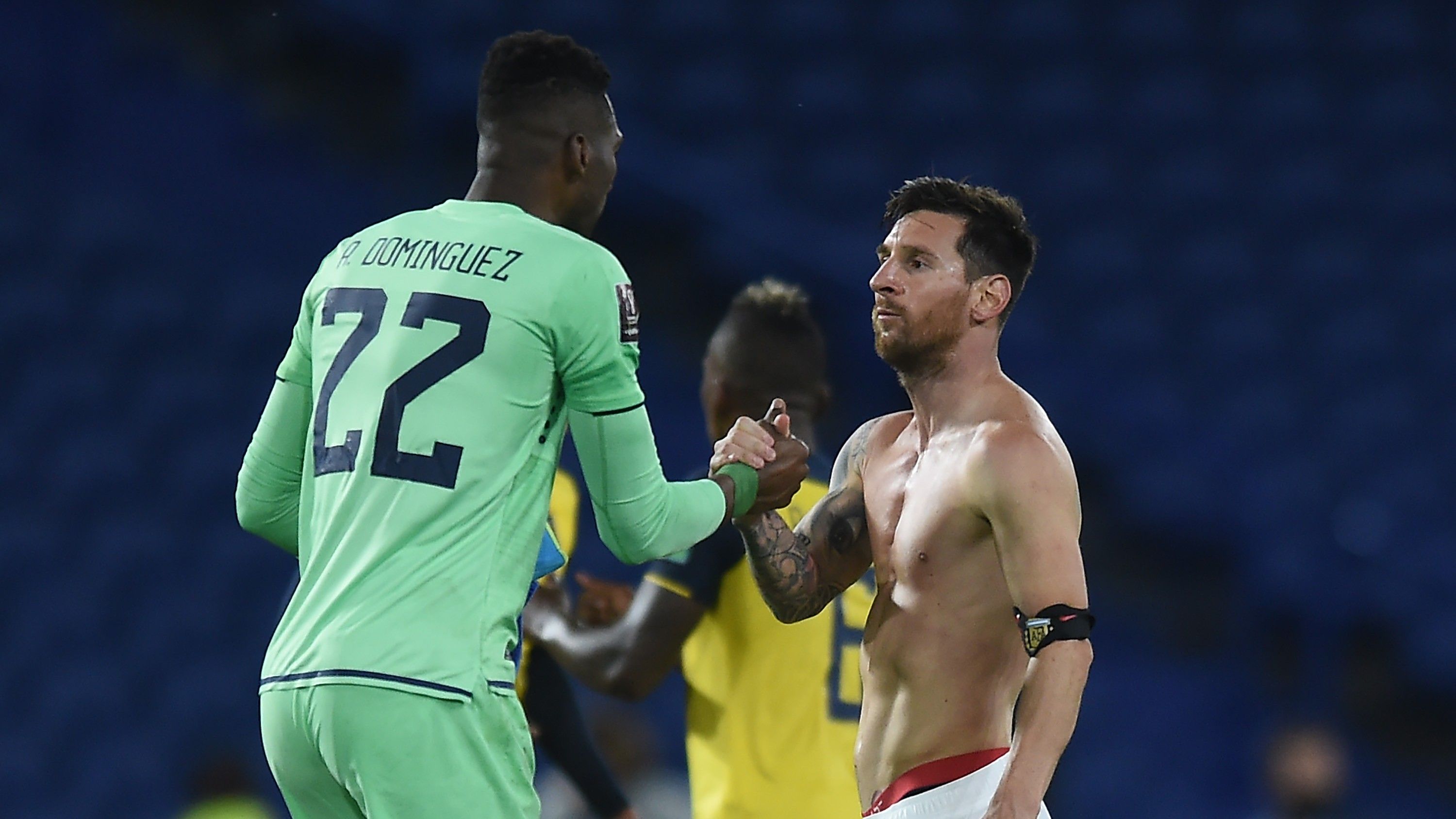 Dominguez Messi Argentina Ecuador Fecha 1 Eliminatorias Sudamericanas Octubre 2020