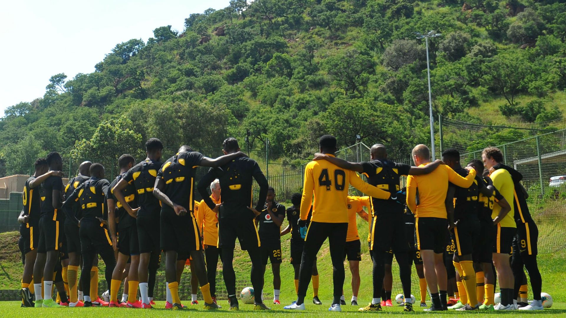 Kaizer Chiefs training at Naturena