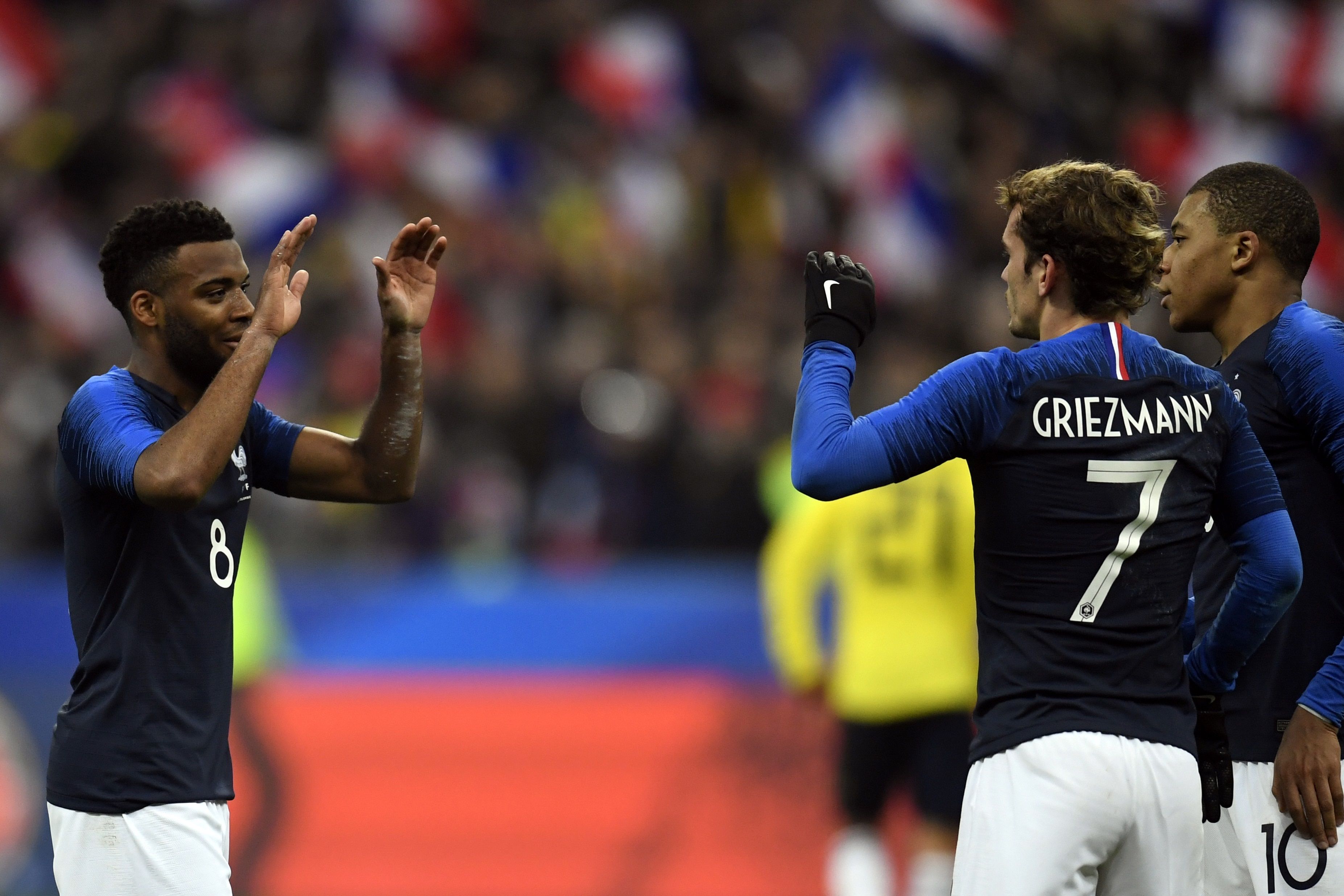 Lemar Griezmann France Colombia