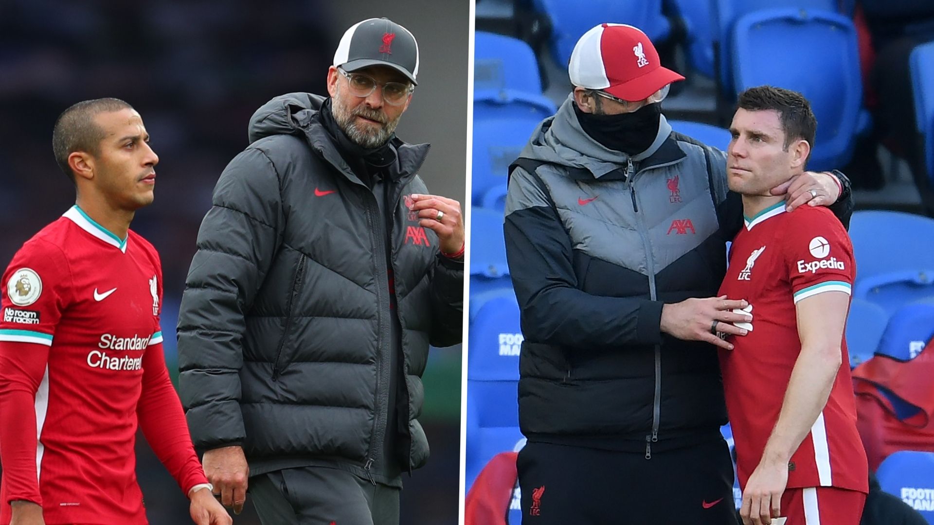 Thiago Alcantara Jurgen Klopp James Milner