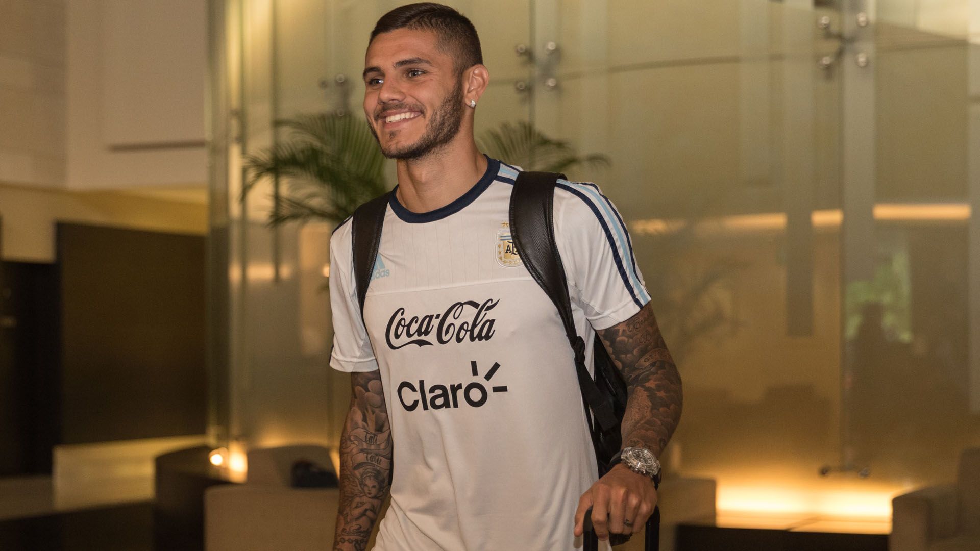 Mauro Icardi Argentina Football Team in Singapore