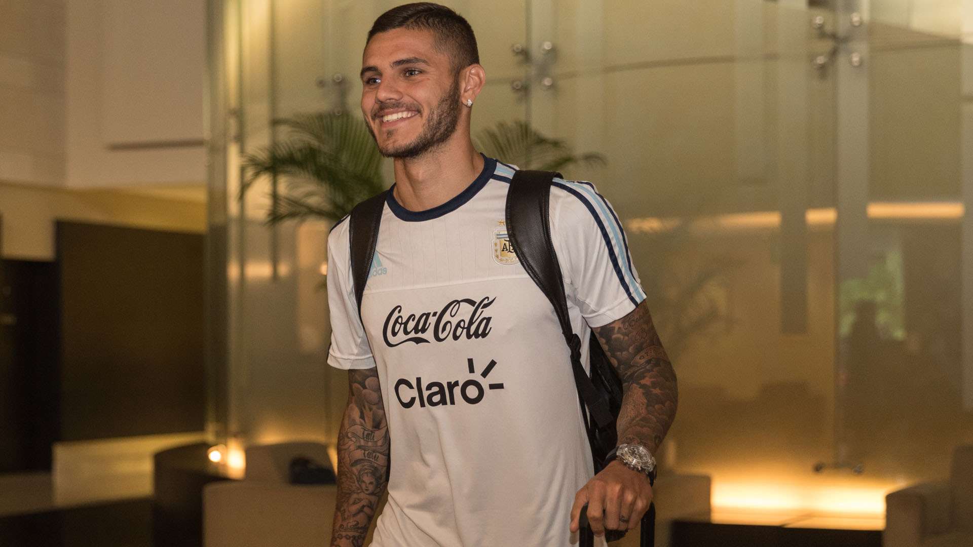 Mauro Icardi Argentina Football Team in Singapore