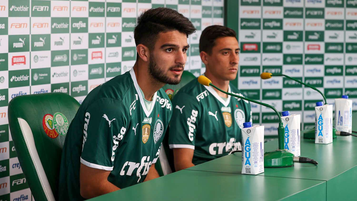 Flaco Lopez e Miguel Merentiel Palmeiras