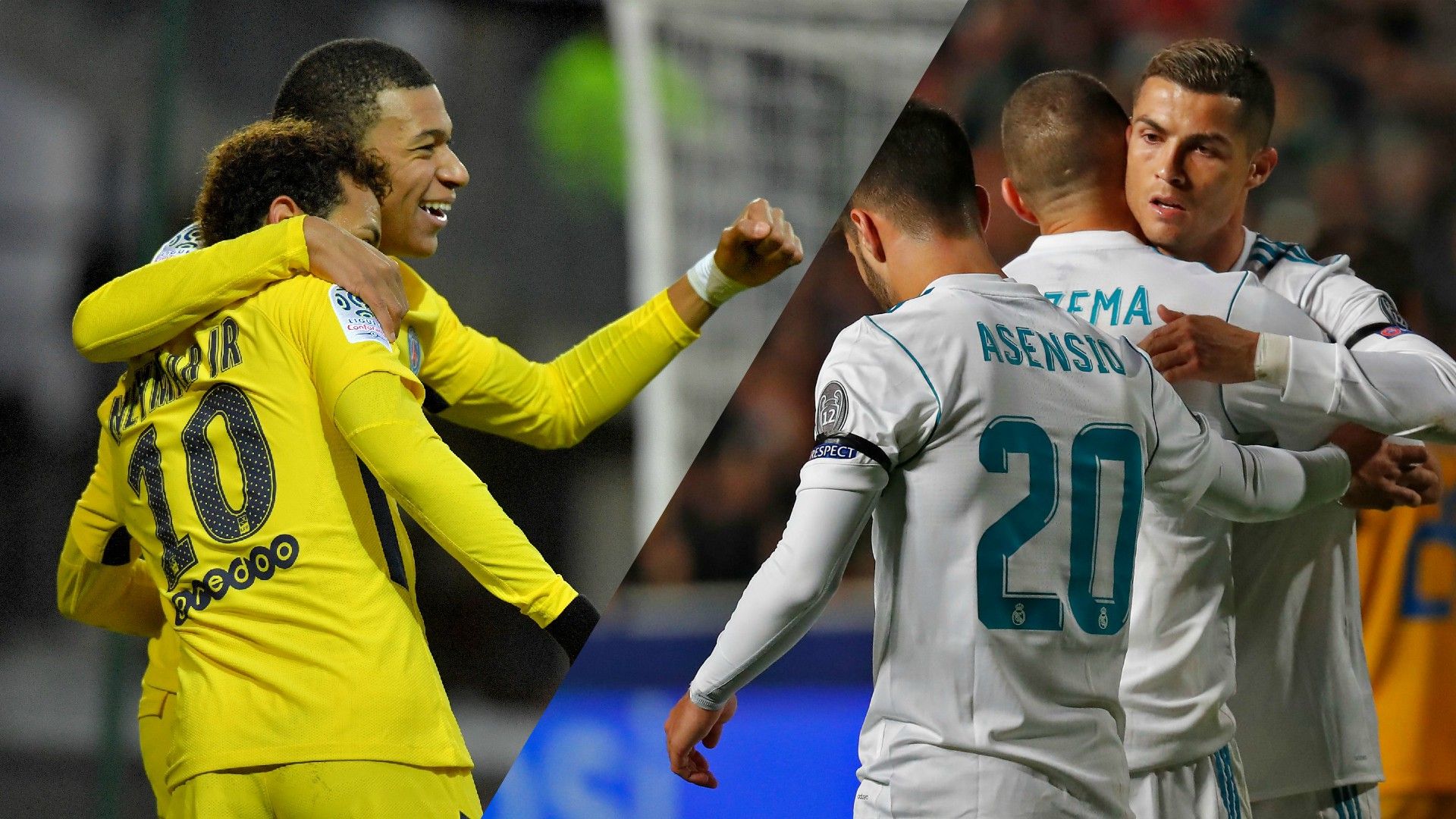 Real Madrid PSG Paris Champions League Montage