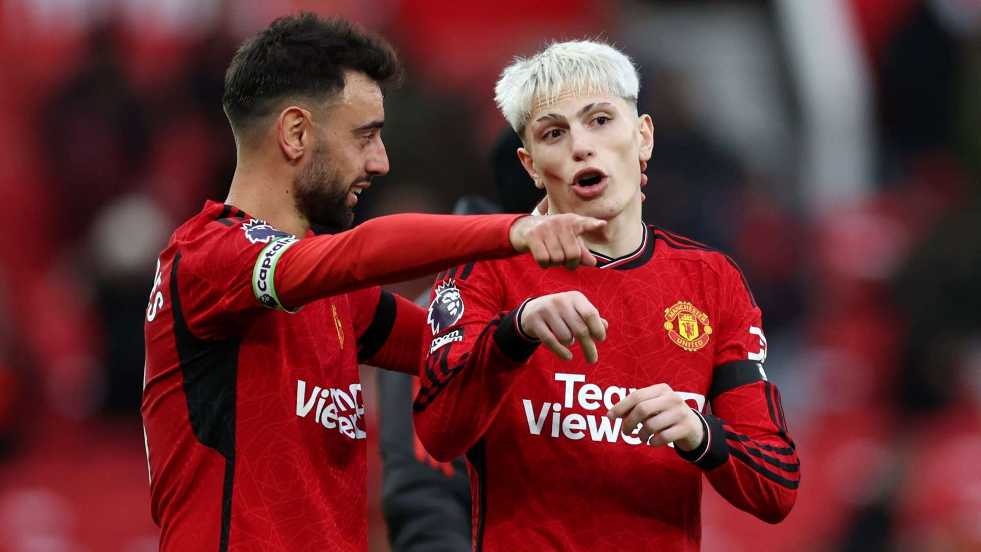 Alejandro Garnacho Bruno Fernandes