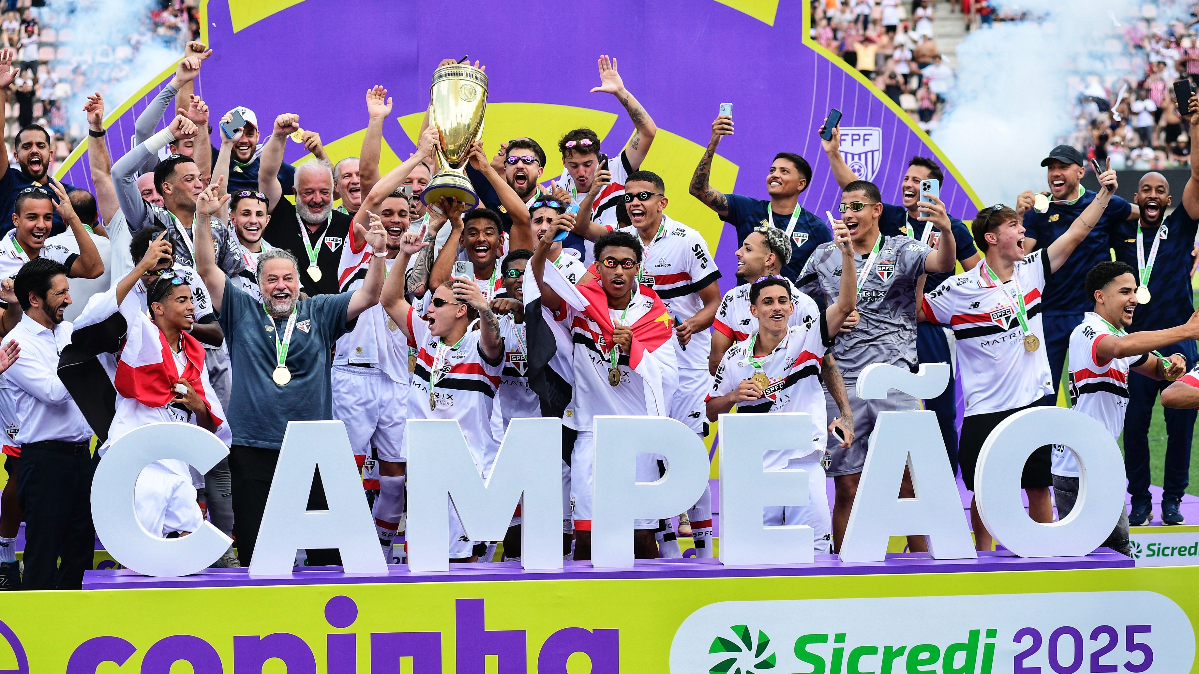 São Paulo, campeão da Copinha, 2025