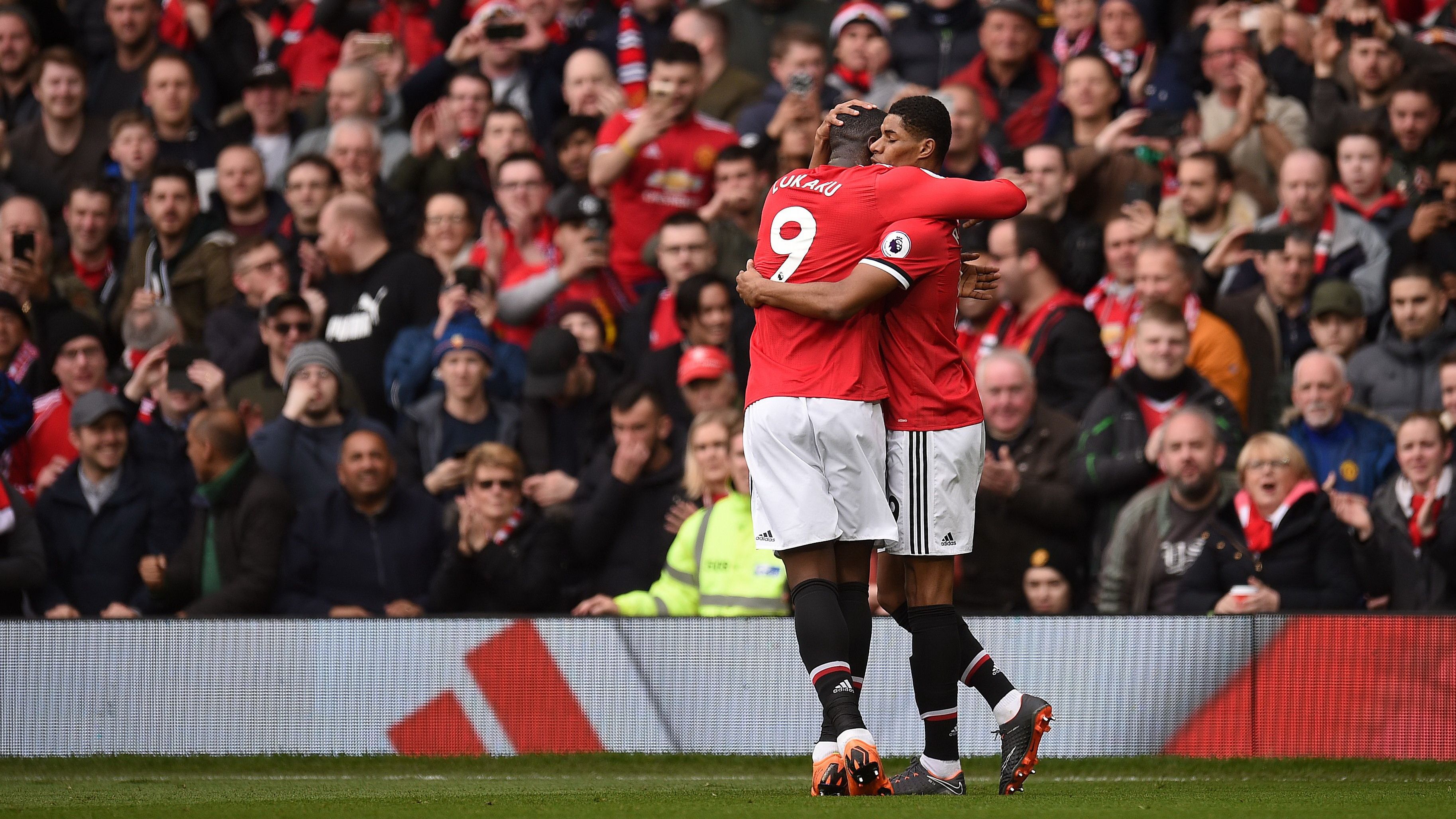 Marcus Rashford Romelu Lukaku Manchester United Liverpool Premier League