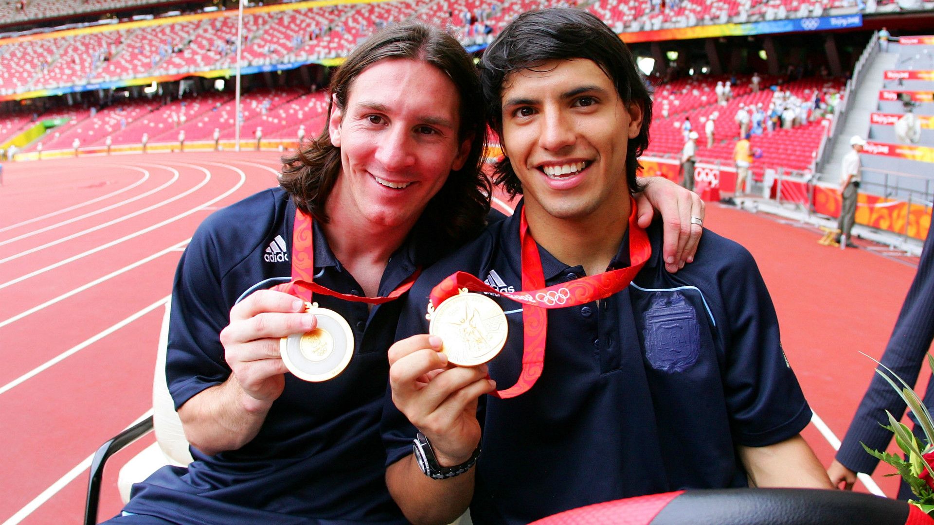 Sergio Aguero Lionel Messi Argentina