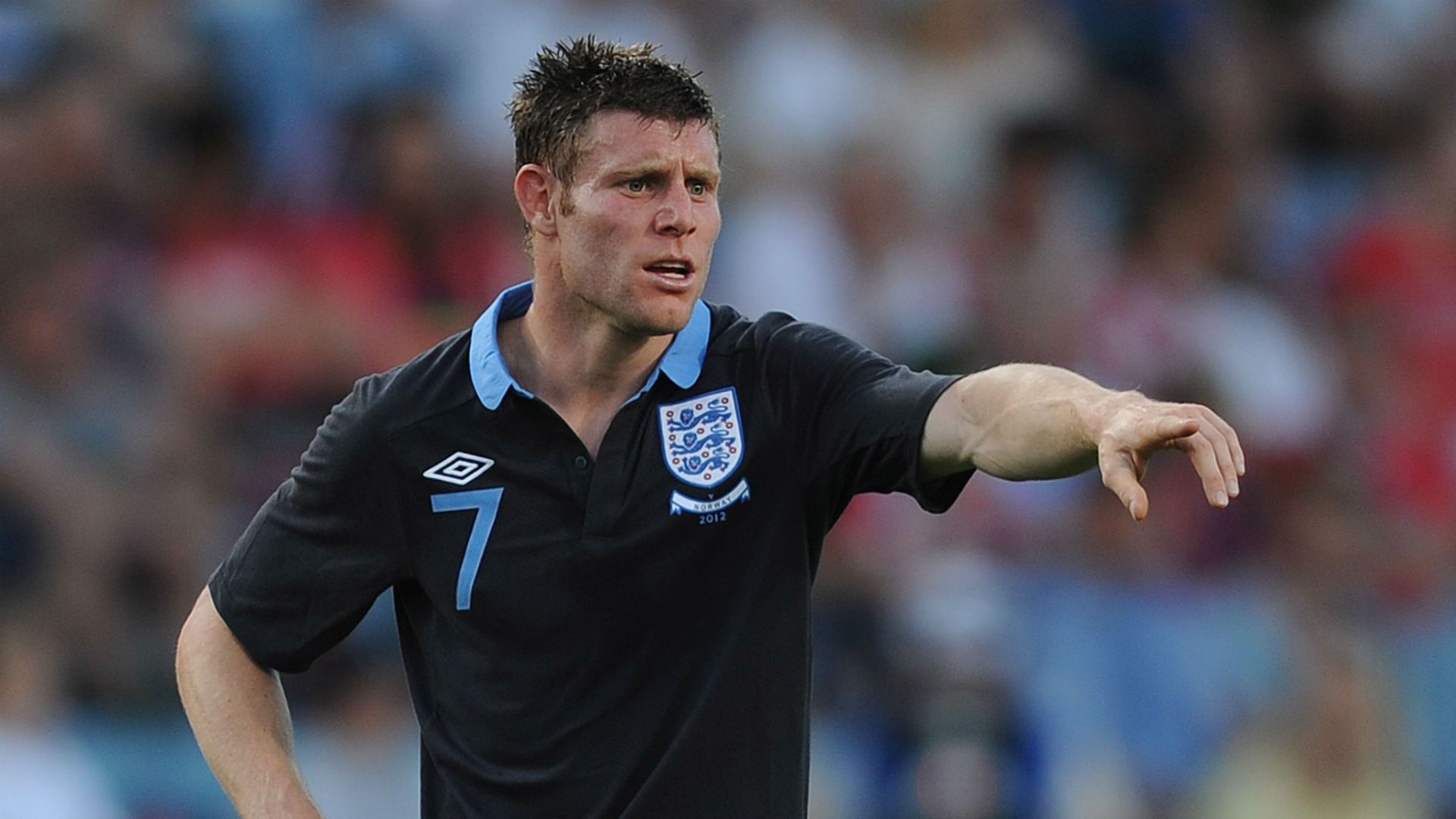 James Milner England v Norway