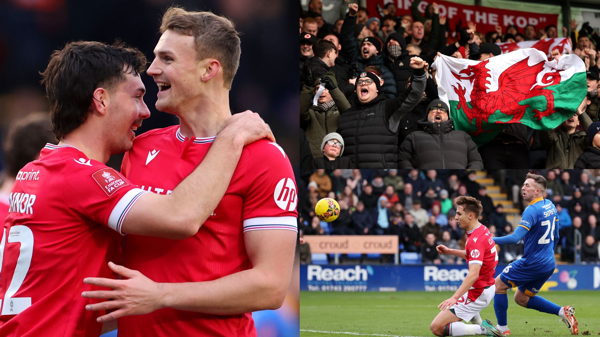 Wrexham Shrewsbury FA Cup 2023-24