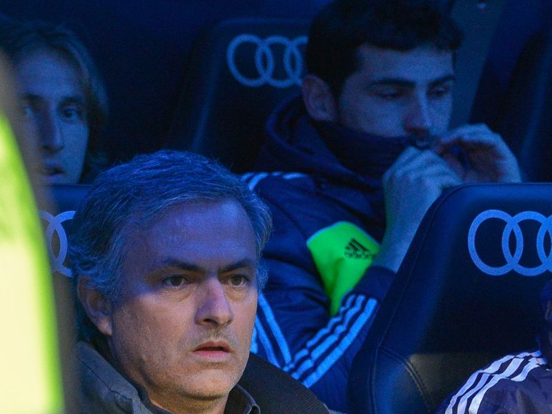 Jose Mourinho and Iker Casillas