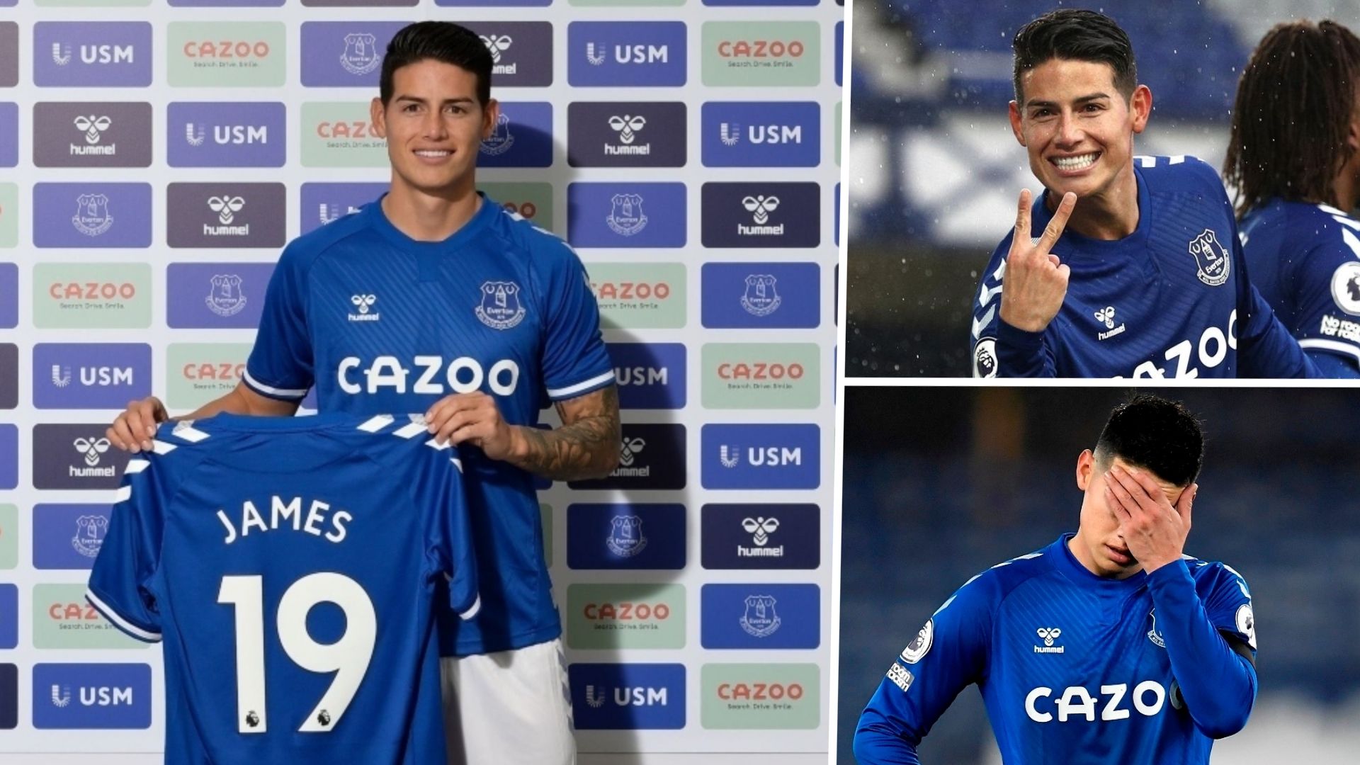 James Rodríguez Everton 2021