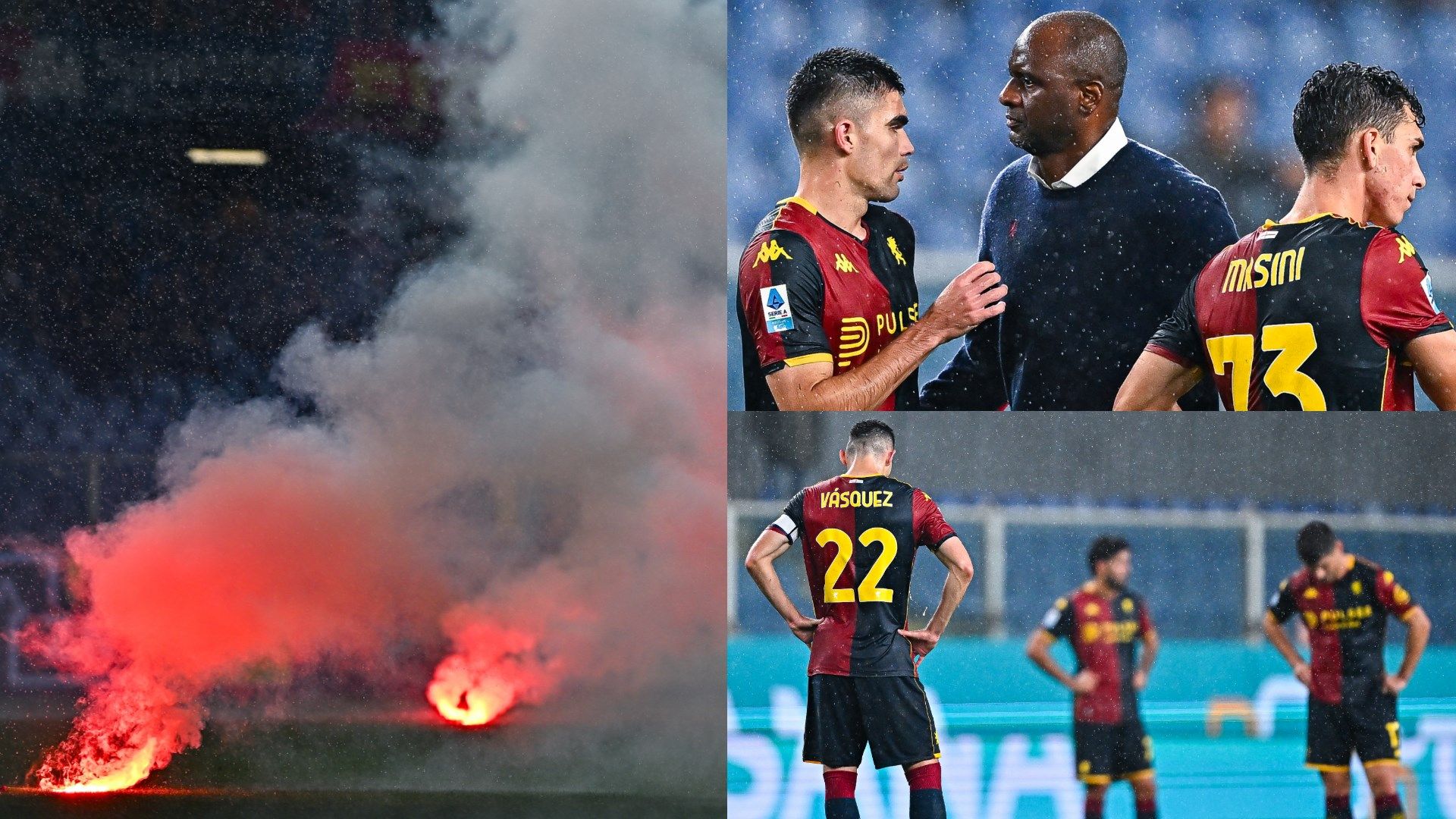 Genoa Cremonese suspended 29102025