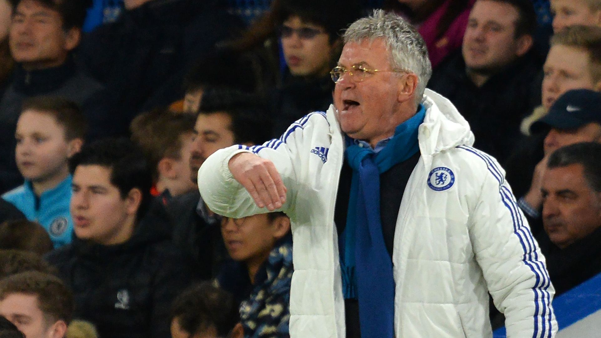 Guus Hiddink Chelsea Mancheseter City FA Cup 02212016