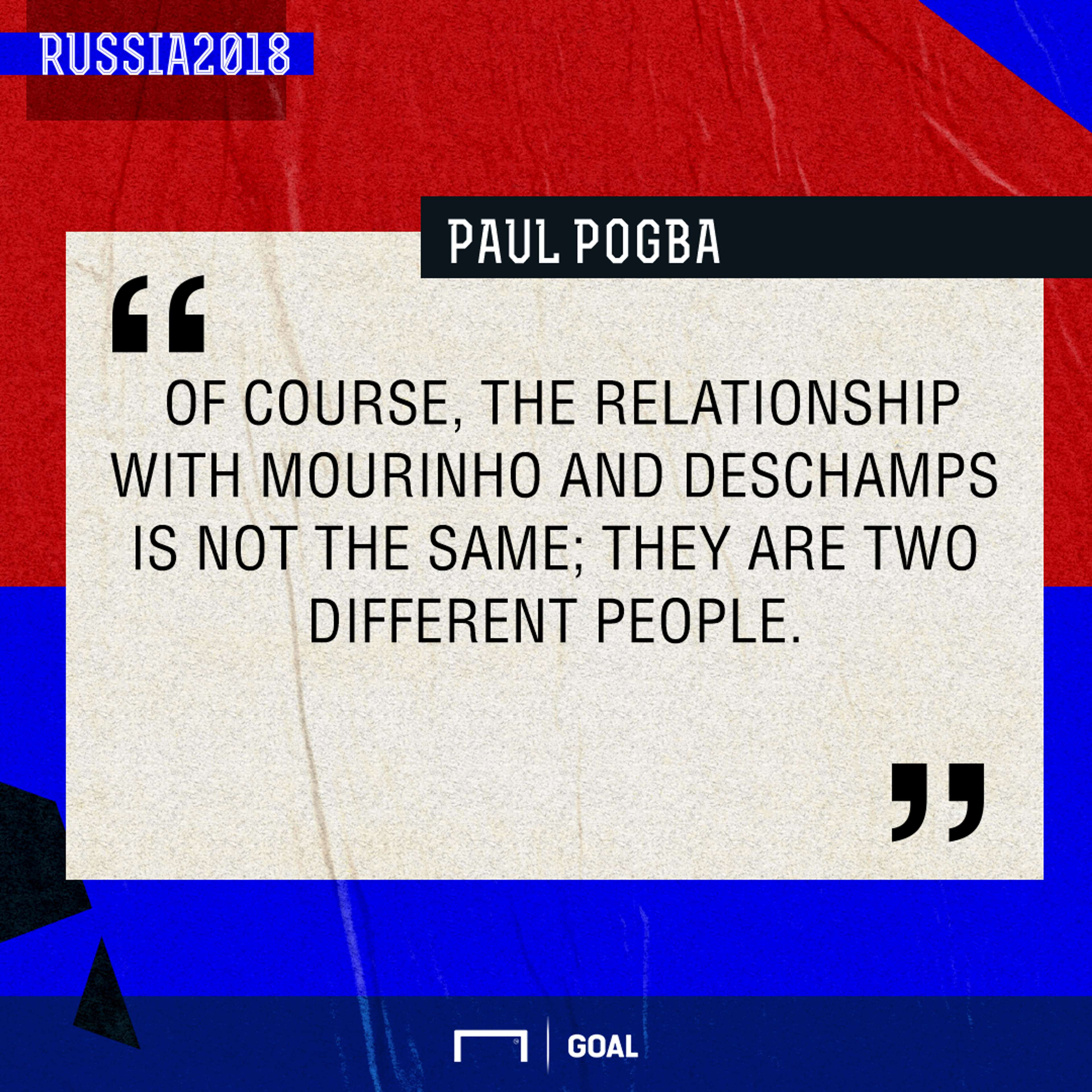 Paul Pogba Mourinho Deschamps PS