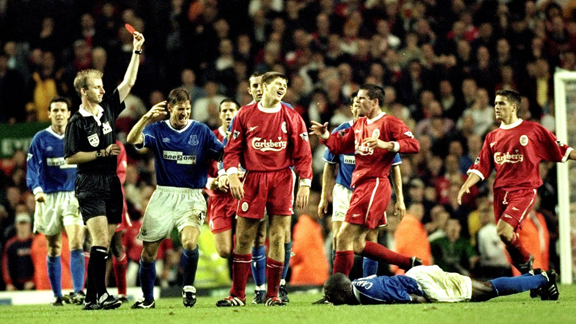 Steven Gerrard Liverpool Everton Premier League 1999-2000