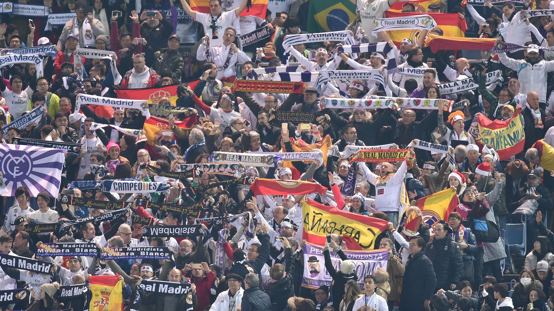 Fans Real Madrid Kashima FIFA Club World Cup final 18122016