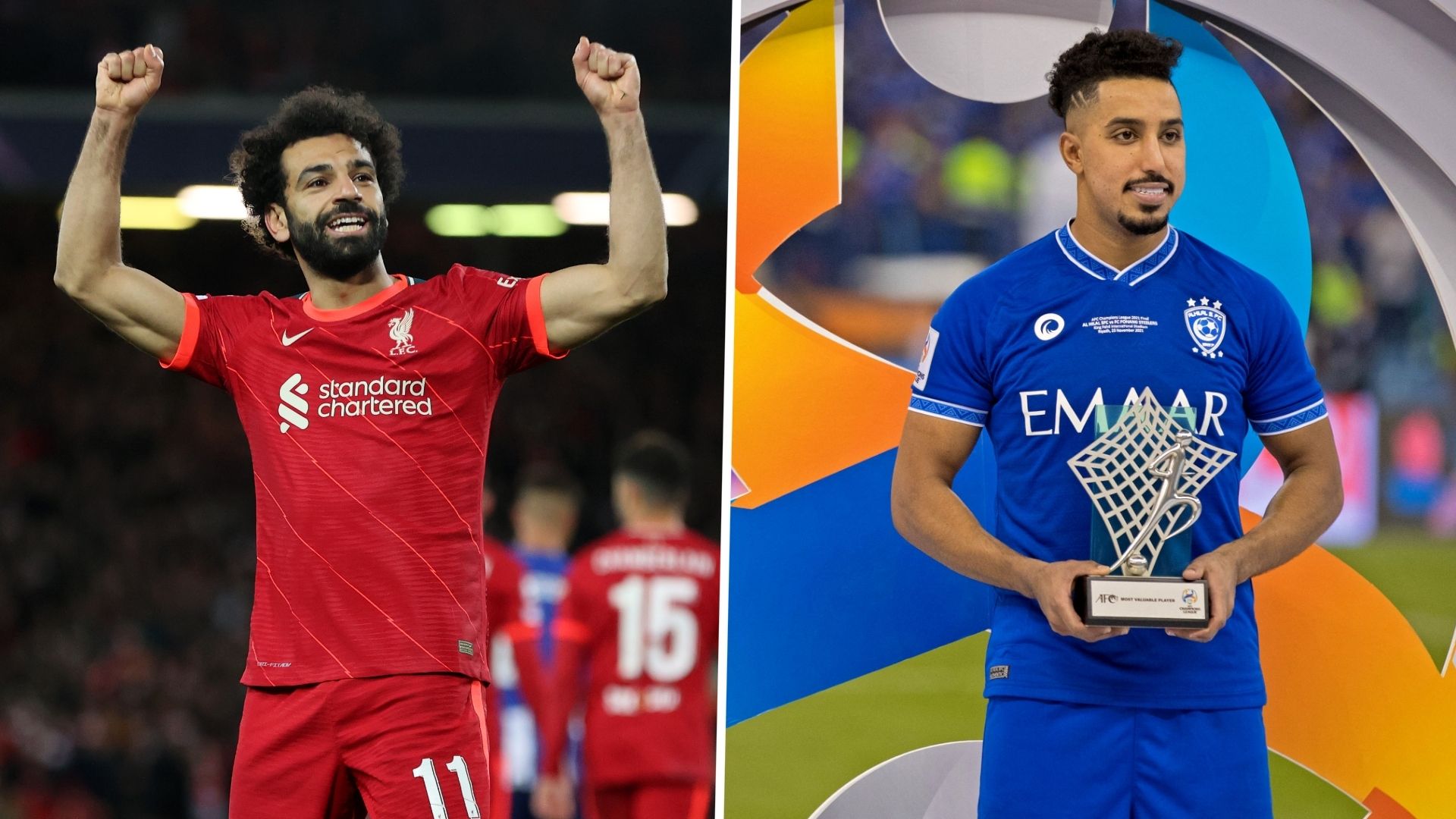 mohamed salah - salem al dawsari محمد صلاح - سالم الدوسري