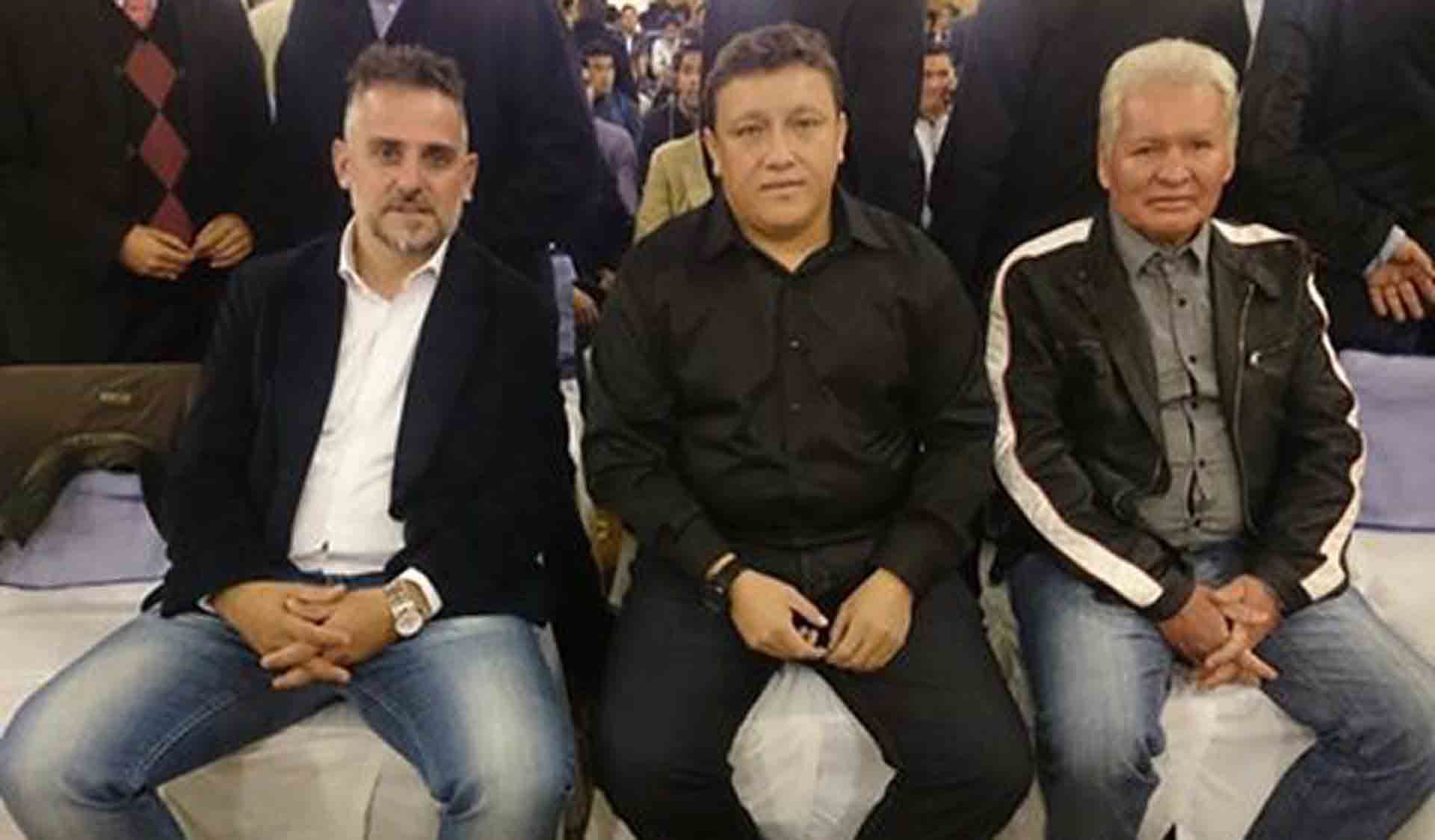 Horacio Chiorazzo, Limberg Gutiérrez y Aldo Fierro